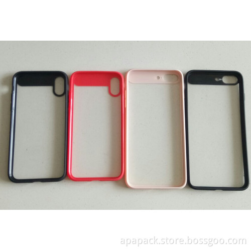 clear cellphone cases for Iphone ,samsung S6,S6P,S8,S8P with auto focus